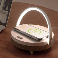 几光无线充电音乐台灯如何给手机充电