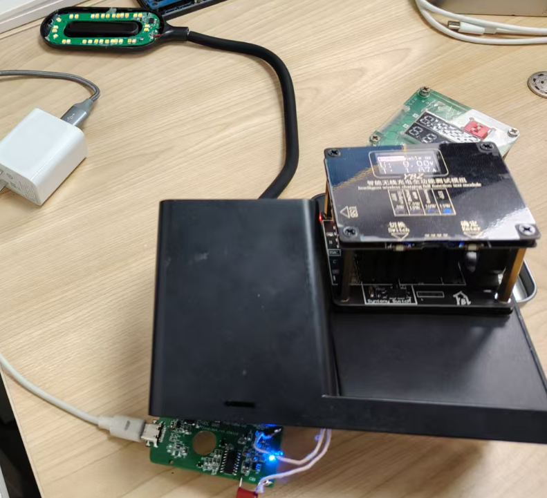 IP6801台灯无线充电方案15W发射模块