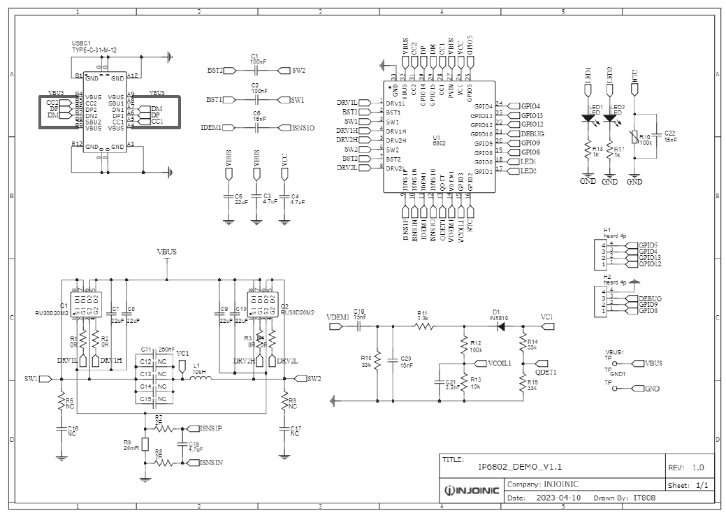 IP6802 应用电路图